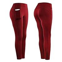 Algopix Similar Product 15 - AMOUSTORE High Waist Yoga Capris