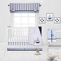Algopix Similar Product 17 - Bacati  Little Sailor Blue and White