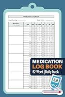 Algopix Similar Product 20 - Medication Log Book Daily Medicine