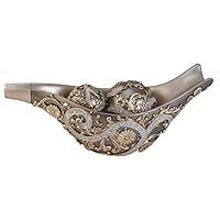 Algopix Similar Product 6 - Benzara Silver BM141751 Estelle Bowl