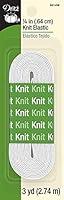 Algopix Similar Product 18 - Dritz 9483W Knit Elastic White 2Inch