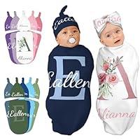 Algopix Similar Product 2 - Personalized Baby Blankets  Hat for