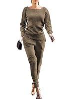 Algopix Similar Product 13 - VNVNE Womens Fall RibKnit Pullover