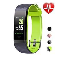 Algopix Similar Product 8 - LETSCOM Fitness Tracker HR Color