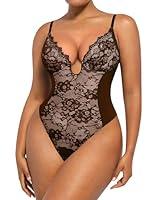 Algopix Similar Product 8 - SHAPELLX Lace Tummy Control Shapewear