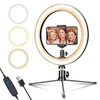 Algopix Similar Product 11 - Dimmable Desk Makeup LED Ring Light 10