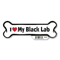 Algopix Similar Product 5 - I (Heart) Love My Black Lab Bone Magnet