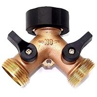 Algopix Similar Product 14 - Brass Garden Hose Connector Y Hose