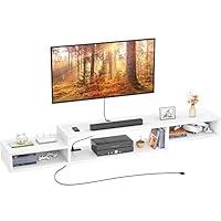 Algopix Similar Product 6 - Aheaplus Floating TV Stand Wall Mounted