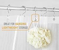 Algopix Similar Product 11 - Utopia Bedding  Shower Curtain Hooks
