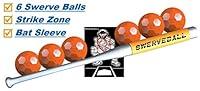 Algopix Similar Product 6 - Swerve Ball Plastic Baseball Combo