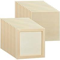 Algopix Similar Product 20 - Kathfly 24 Pcs 6 x 6 Inch Pine Wood