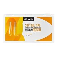 Algopix Similar Product 15 - IBD Clear Soft Gel Tips in Medium Square