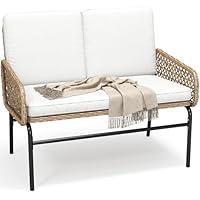 Algopix Similar Product 2 - YITAHOME Patio Loveseat Wicker Outdoor