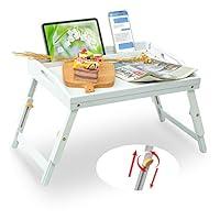 Algopix Similar Product 11 - Bed Tray Table for Eating  Bamboo