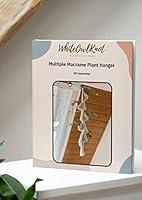 Algopix Similar Product 16 - Multiple Macrame Plant Hanger Complete