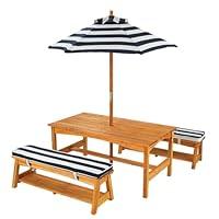 Algopix Similar Product 15 - KidKraft Outdoor Wooden Table  Bench