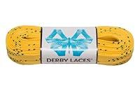 Algopix Similar Product 13 - Derby Laces Yellow 84 Inch Waxed Skate