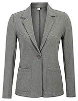 Algopix Similar Product 4 - Casual Work Knit Office Blazer Jacket