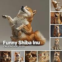 Algopix Similar Product 5 - Funny Shiba Inu Calendar 2025 365 Days