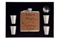 Algopix Similar Product 19 - Golfer Flask Gift Set Personalized