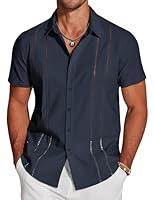 Algopix Similar Product 4 - COOFANDY Mens Summer Shirts Short