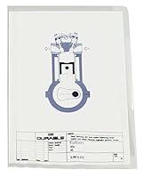 Algopix Similar Product 18 - Durable Transparent Punched Pocket A4 