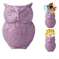 Algopix Similar Product 6 - Comfify Owl Utensil Holder Decorative