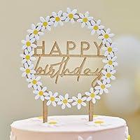 Algopix Similar Product 15 - Ginger Ray Happy Birthday Cake Topper