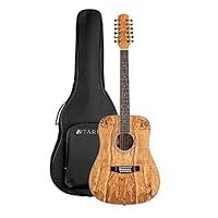 Algopix Similar Product 1 - TARIO 12 Strings Acoustic Guitar