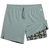 Algopix Similar Product 16 - maamgic Gym Shorts for Men 7 inch