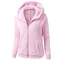 Algopix Similar Product 15 - gbyLJF Womens Fuzzy Fleece Hoodie Full