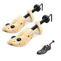 Algopix Similar Product 6 - EchoDone Pair of 2 Way Wood Shoe Trees