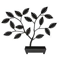 Algopix Similar Product 17 - MyGift Black Metal Hanging Jewelry Tree