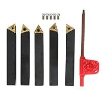 Algopix Similar Product 9 - findmall Lathe Turning Tools 5Pcs 38