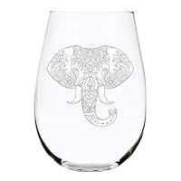 Algopix Similar Product 15 - C  M Personal Gifts Elephant Stemless
