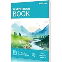 Algopix Similar Product 20 - Hapikalor Watercolor Paper Pad 9x12