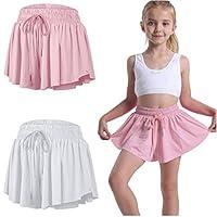 Algopix Similar Product 7 - 2 Pack Butterfly Flowy Shorts Skirts