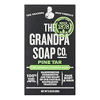 Algopix Similar Product 8 - Grandpa's Pine Tar Bar Soap - 3.25 oz