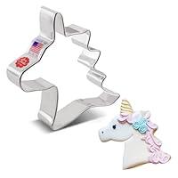 Algopix Similar Product 15 - Unicorn Head Cookie Cutter 4 Made in