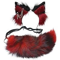 Algopix Similar Product 17 - Ekwikzz Wolf Ears Tail Set Fox Wolf