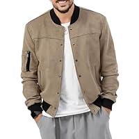 Algopix Similar Product 5 - congluoki Mens Casual Varsity Jacket