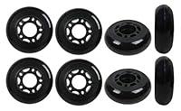 Algopix Similar Product 19 - KSS 64mm 82A Inline Skate Wheels with