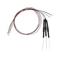 Algopix Similar Product 20 - uxcell 3pcs Prewired 0603 Orange SMD