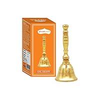 Algopix Similar Product 14 - Shubhkart Solid Brass Hand Bell Puja