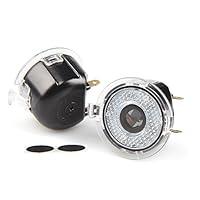 Algopix Similar Product 5 - 2pcsCar LED Under Mirror Logo Welcome