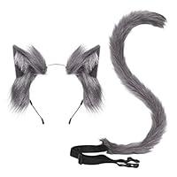 Algopix Similar Product 14 - 2Pcs Halloween Fox Ears and Tails Set