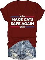 Algopix Similar Product 19 - Make Cats Safe Again ShirtMake Cats