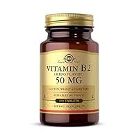 Algopix Similar Product 18 - Solgar Vitamin B2 Riboflavin 50 mg