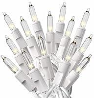 Algopix Similar Product 12 - Prextex Christmas 100 Clear White Wire